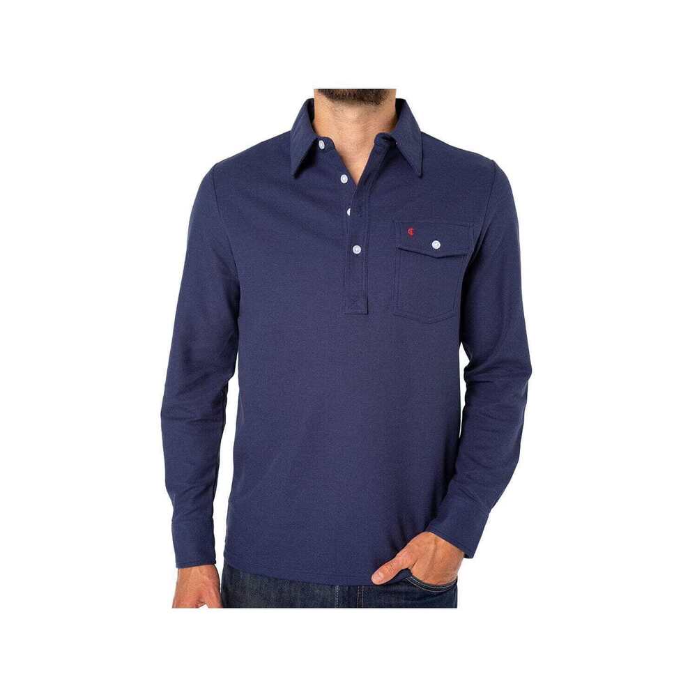 Criquet Shirts Long Sleeve Players Shirt - Peacoat Size ll